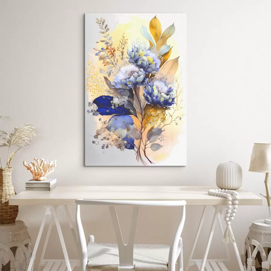 Pilt Lillede ja lehtede maalimine s37550