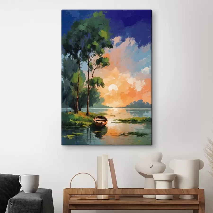 Pilt Paadi maalimine järvel s37801