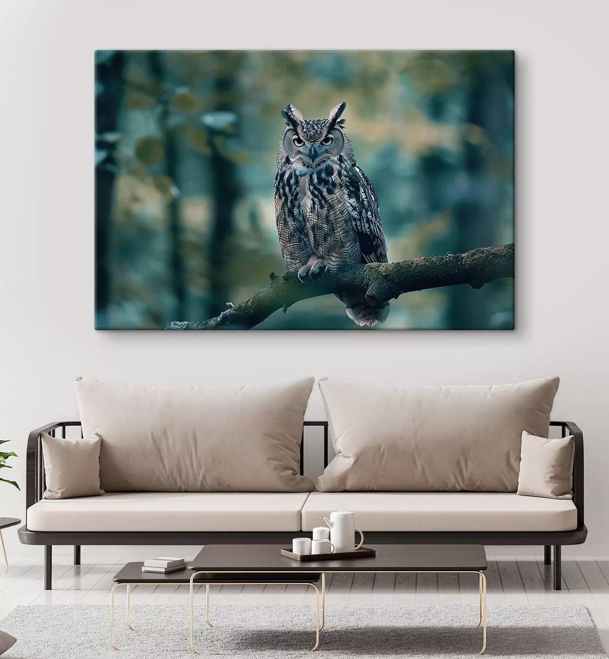 Pilt Oksal istuv öökull s38249