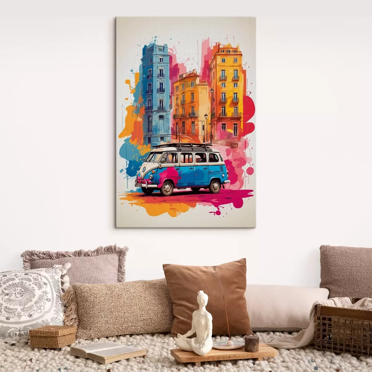 Pilt Värviline teekond läbi linna pritsmete s38593