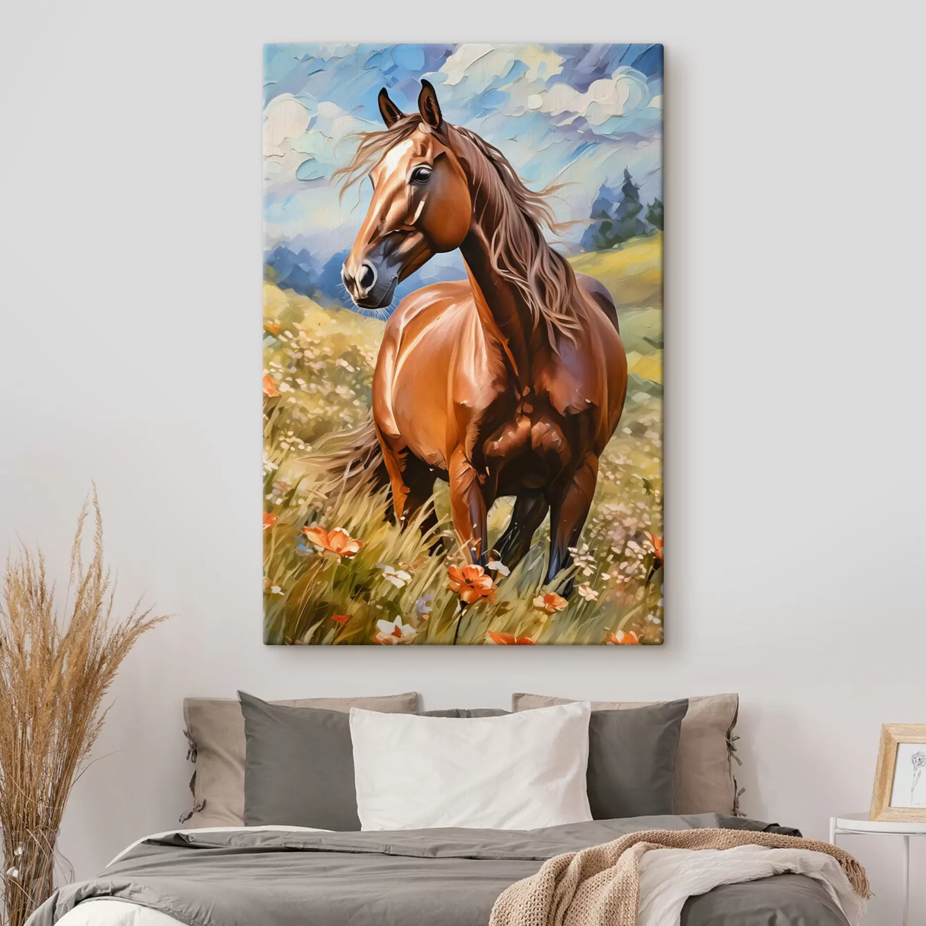 Pilt Hobune lillepõllul s38728