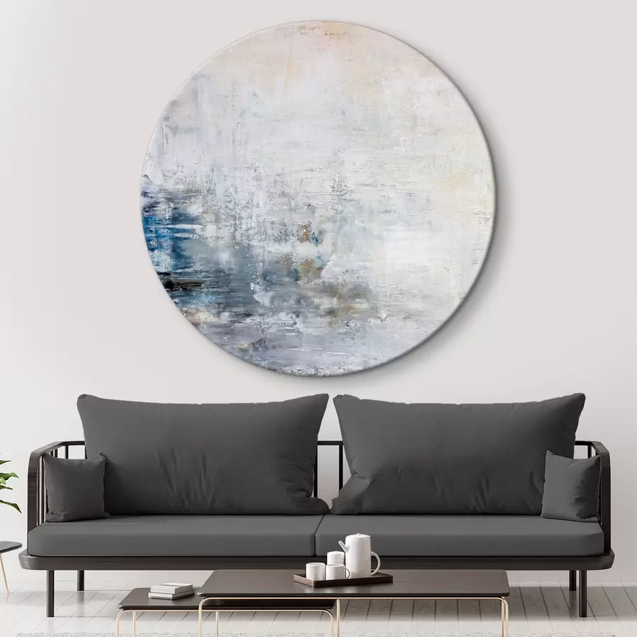 Pilt Sinine ja valge vana betoonsein r34110