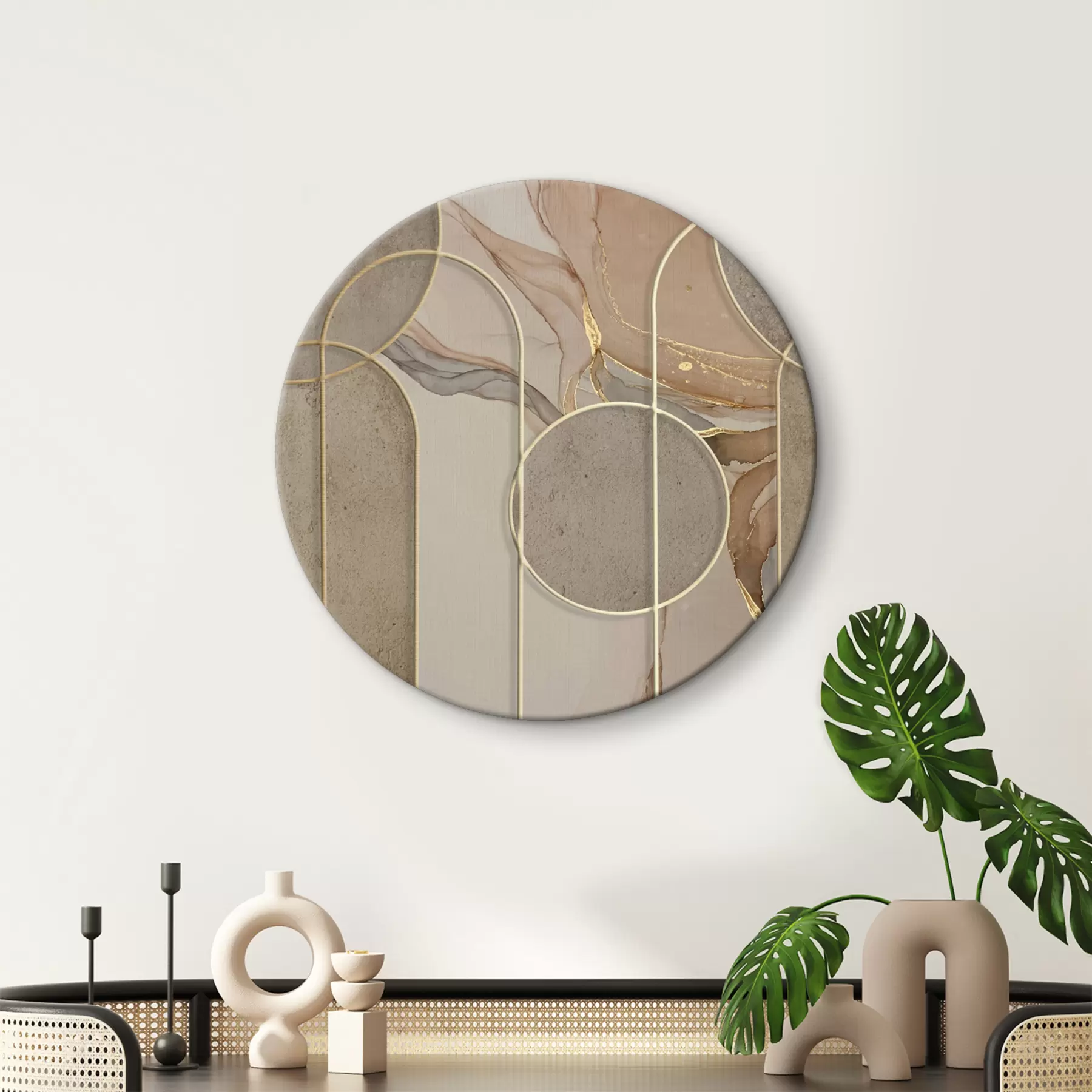 Pilt Beežist marmorist boho stiilis r34773 osta Eestis - Uwalls.ee Pilt Beežist marmorist boho stiilis r34773