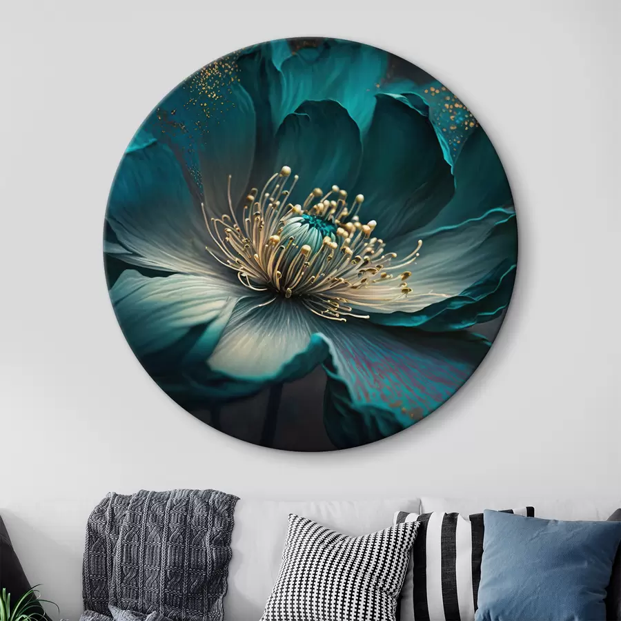 Pilt Türkiissinine lill lähedalt pilt r34854