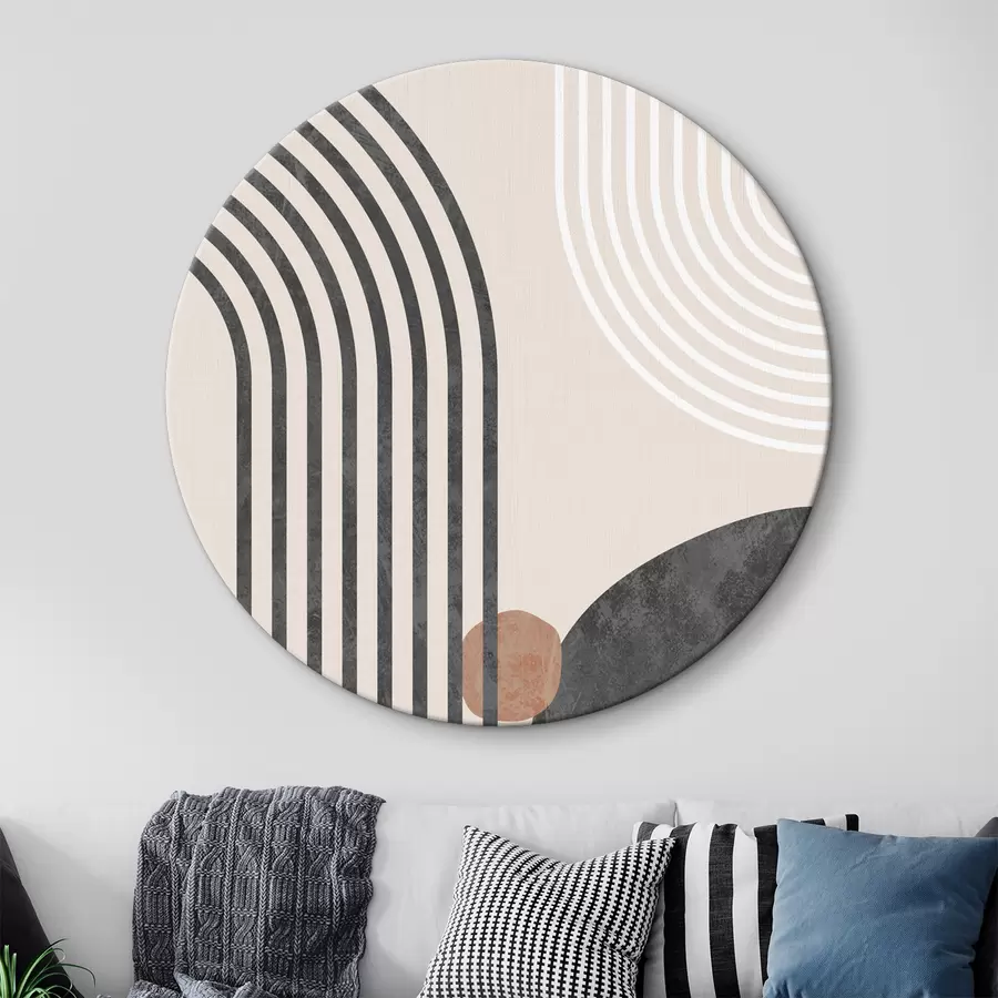 Fototapeedid Trendikad graafilised kaarjad boheemlaslikus stiilis r36493