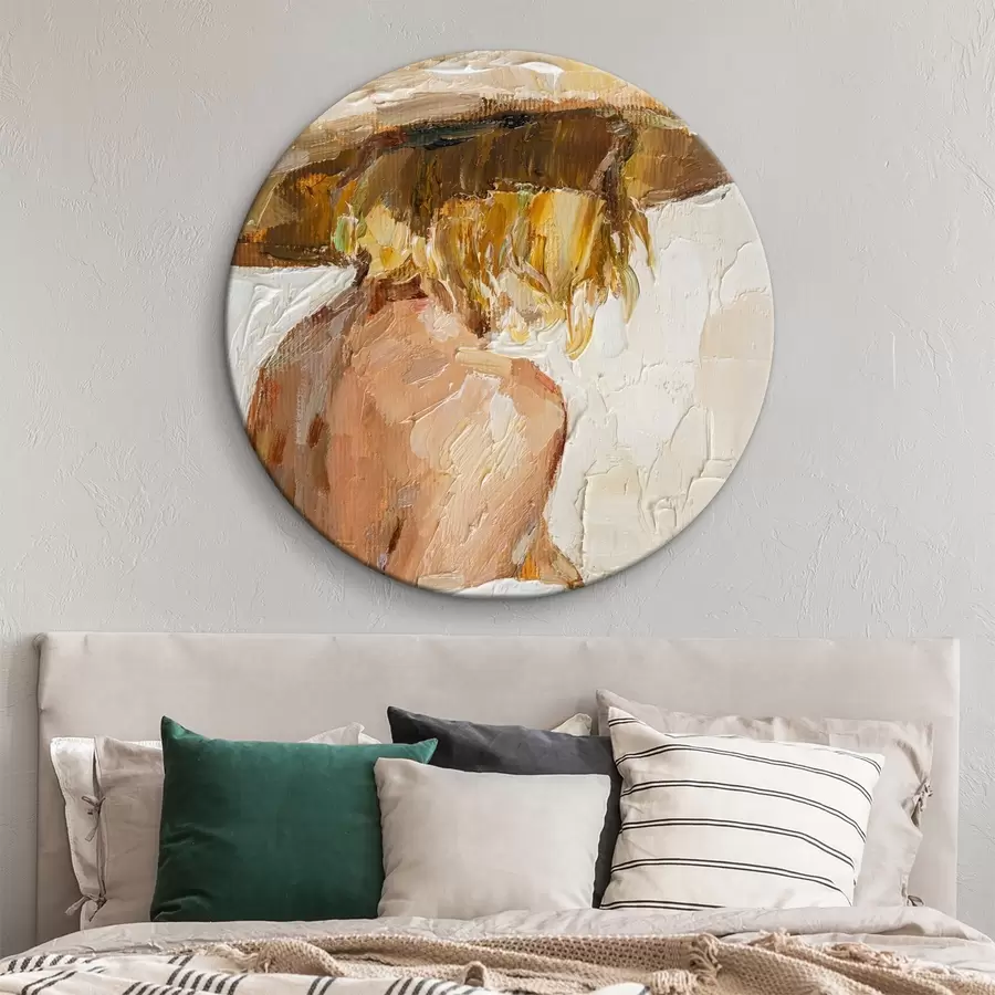 Pilt Naise portree tagantjärgi, õli r37061