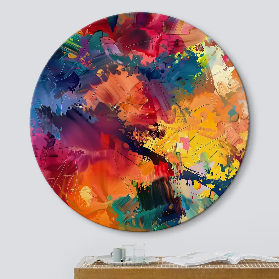 Pilt Helge abstraktsioon värviplahvatusest r38619