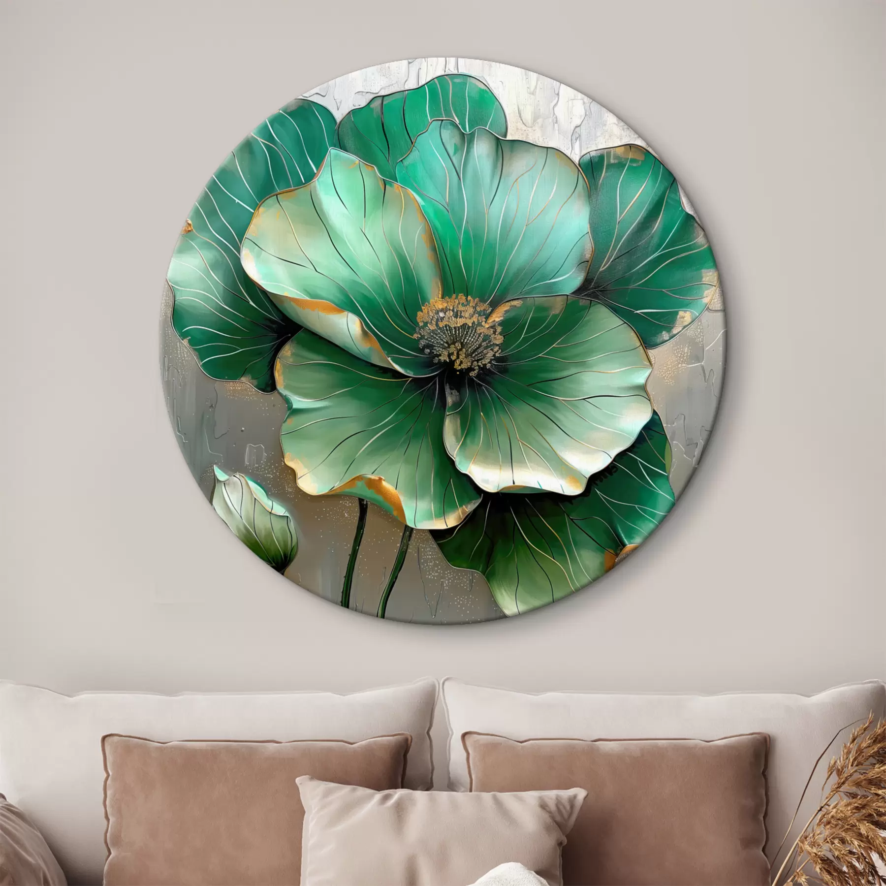 Pilt Suur lill rohelist värvi r39013