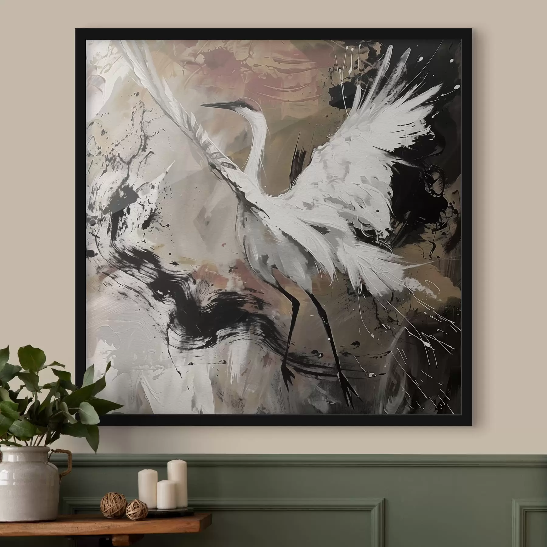 Fototapeedid Jaapani kraana f41397