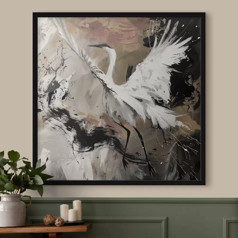 Fototapeedid Jaapani kraana f41397