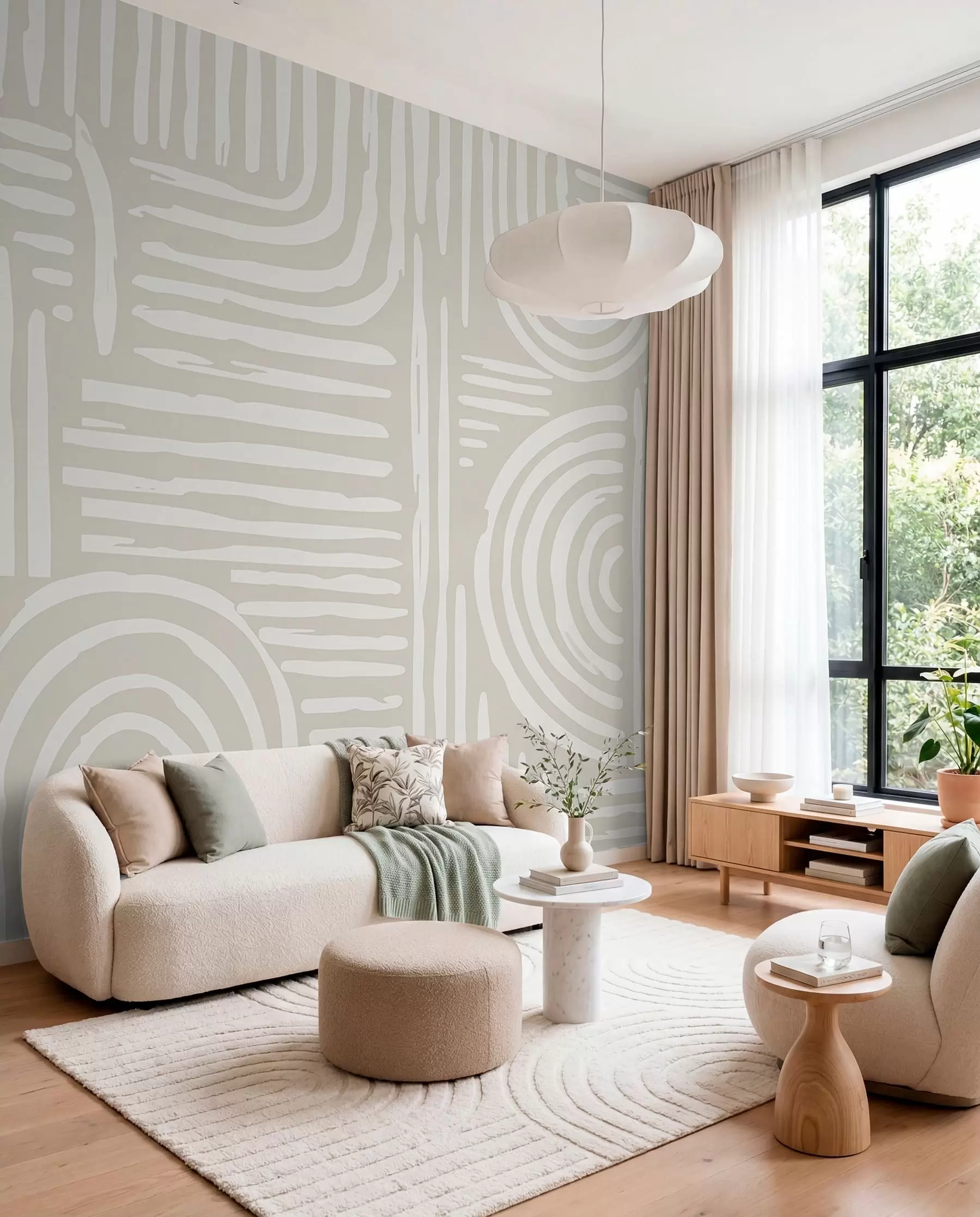 Fototapeedid Boho disain pehmetes värvides w01919