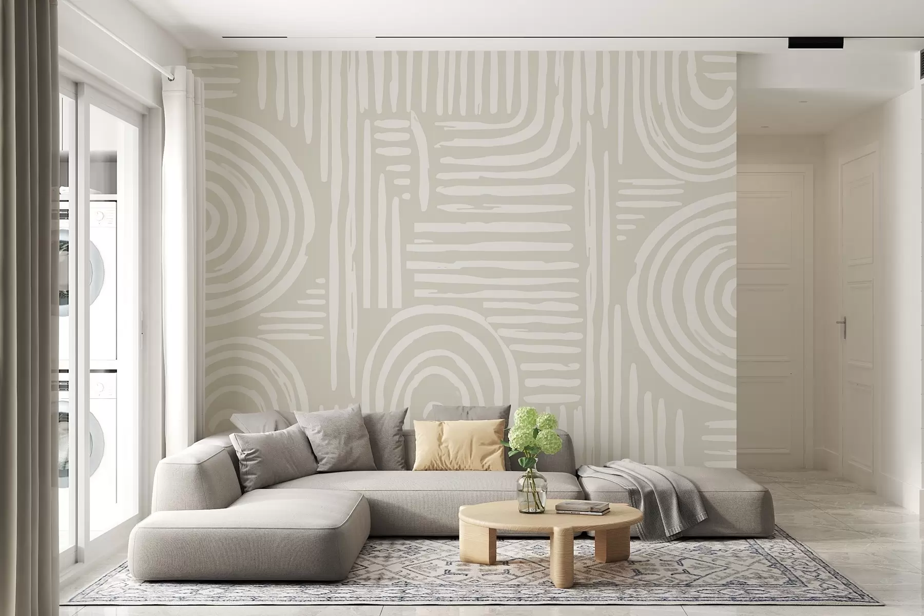 Fototapeedid Boho disain pehmetes värvides w01919