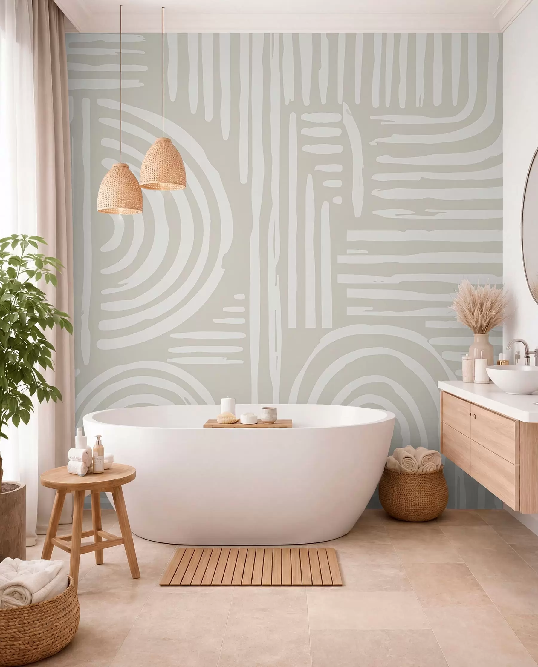 Fototapeedid Boho disain pehmetes värvides w01919