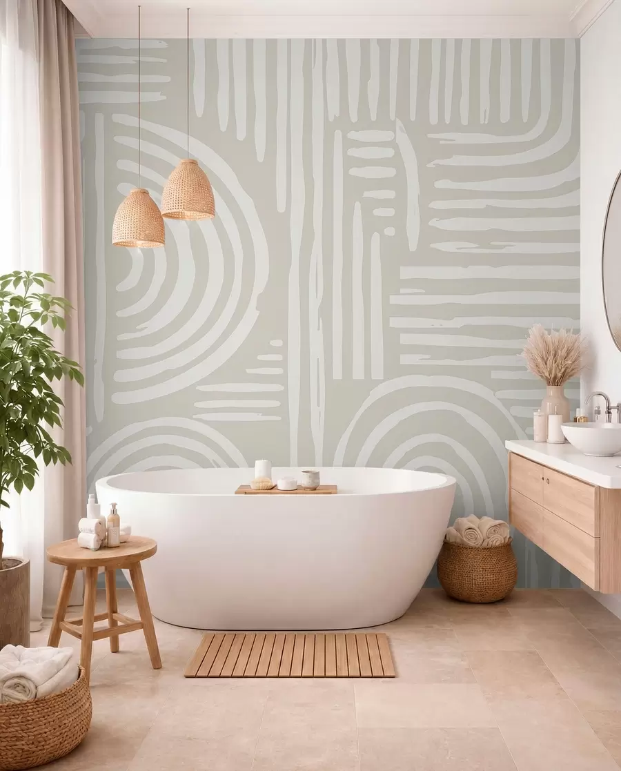 Fototapeedid Boho disain pehmetes värvides w01919