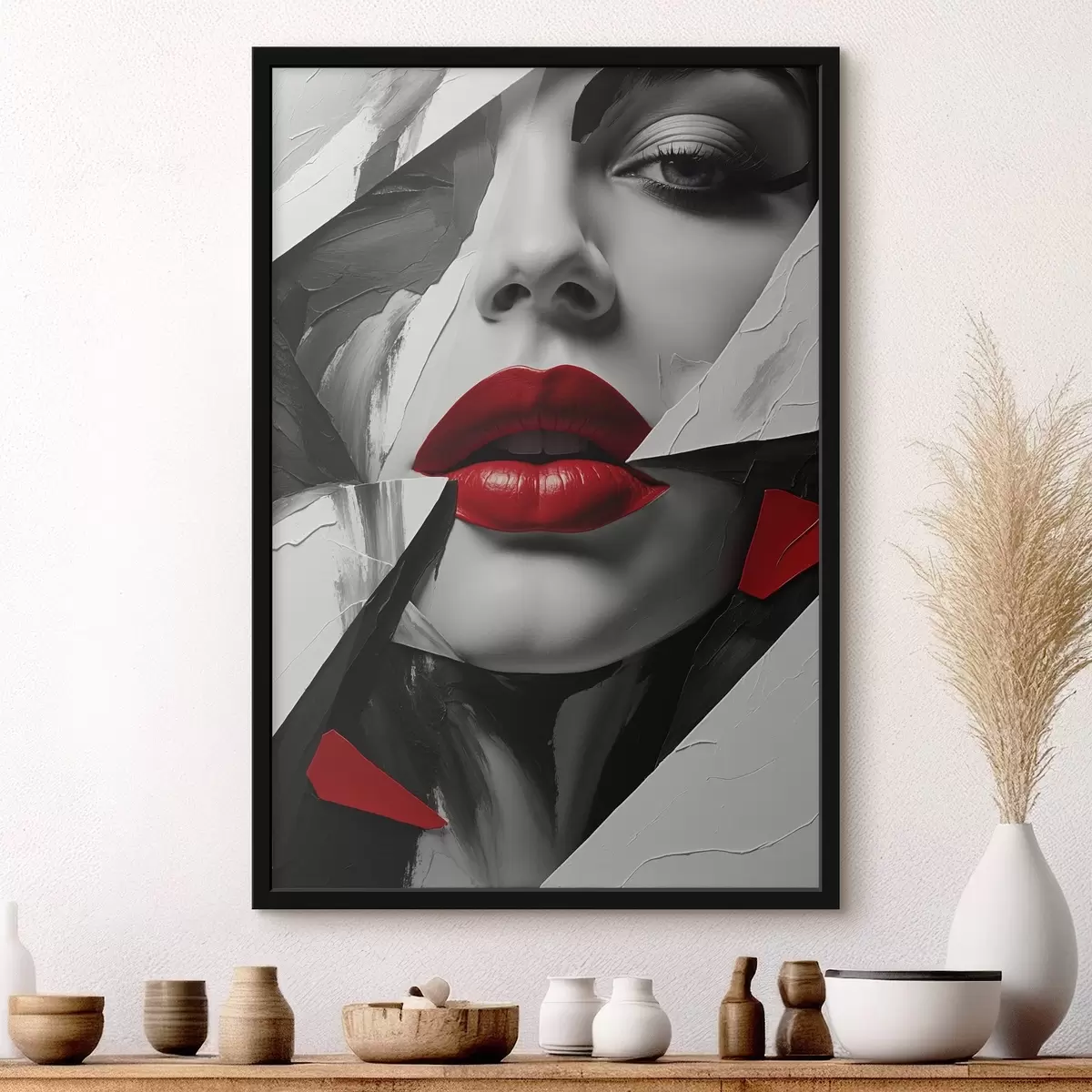 Plakat Tüdruku savi nägu f41287