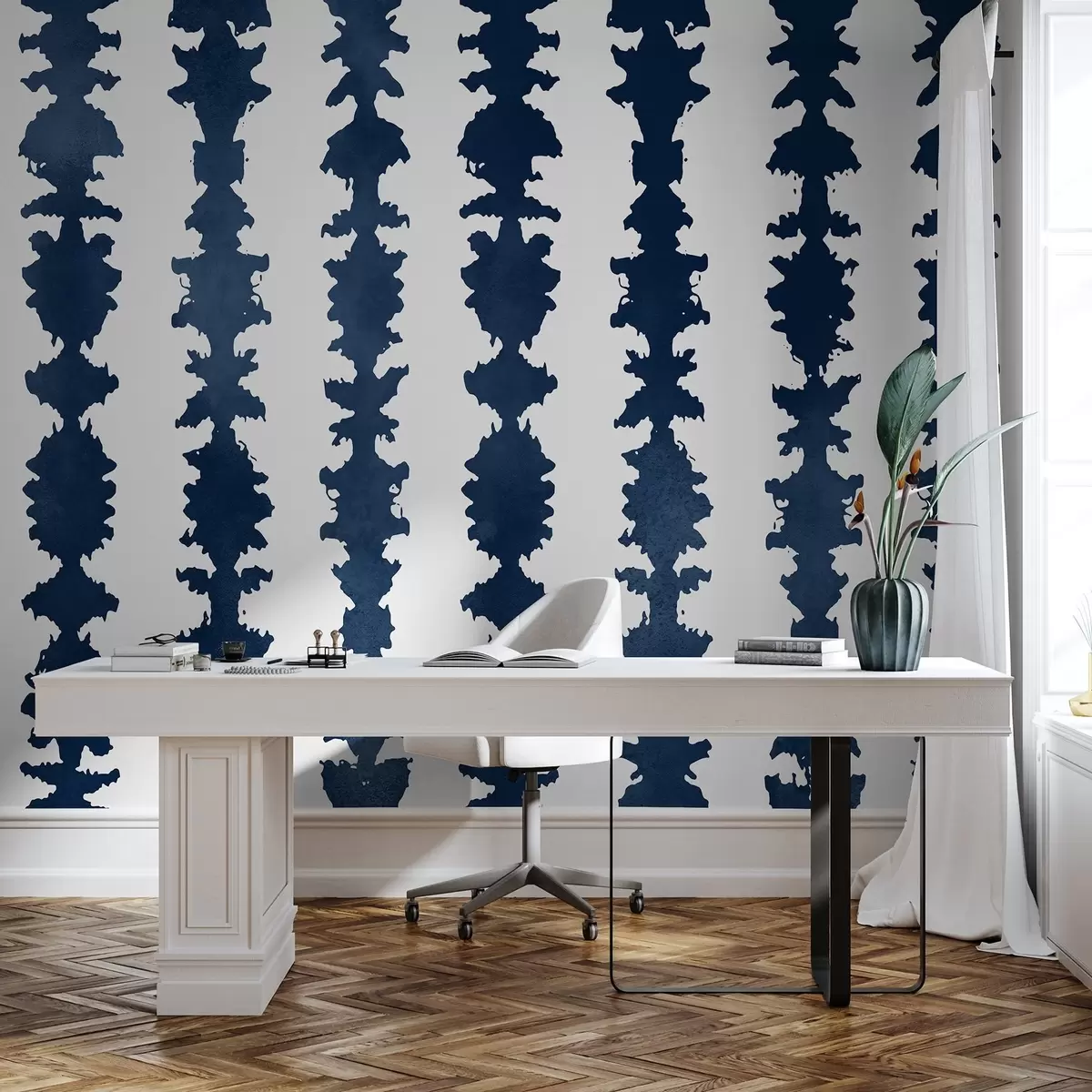 Fototapeedid Abstraktne disain sügavsinistes toonides u99090