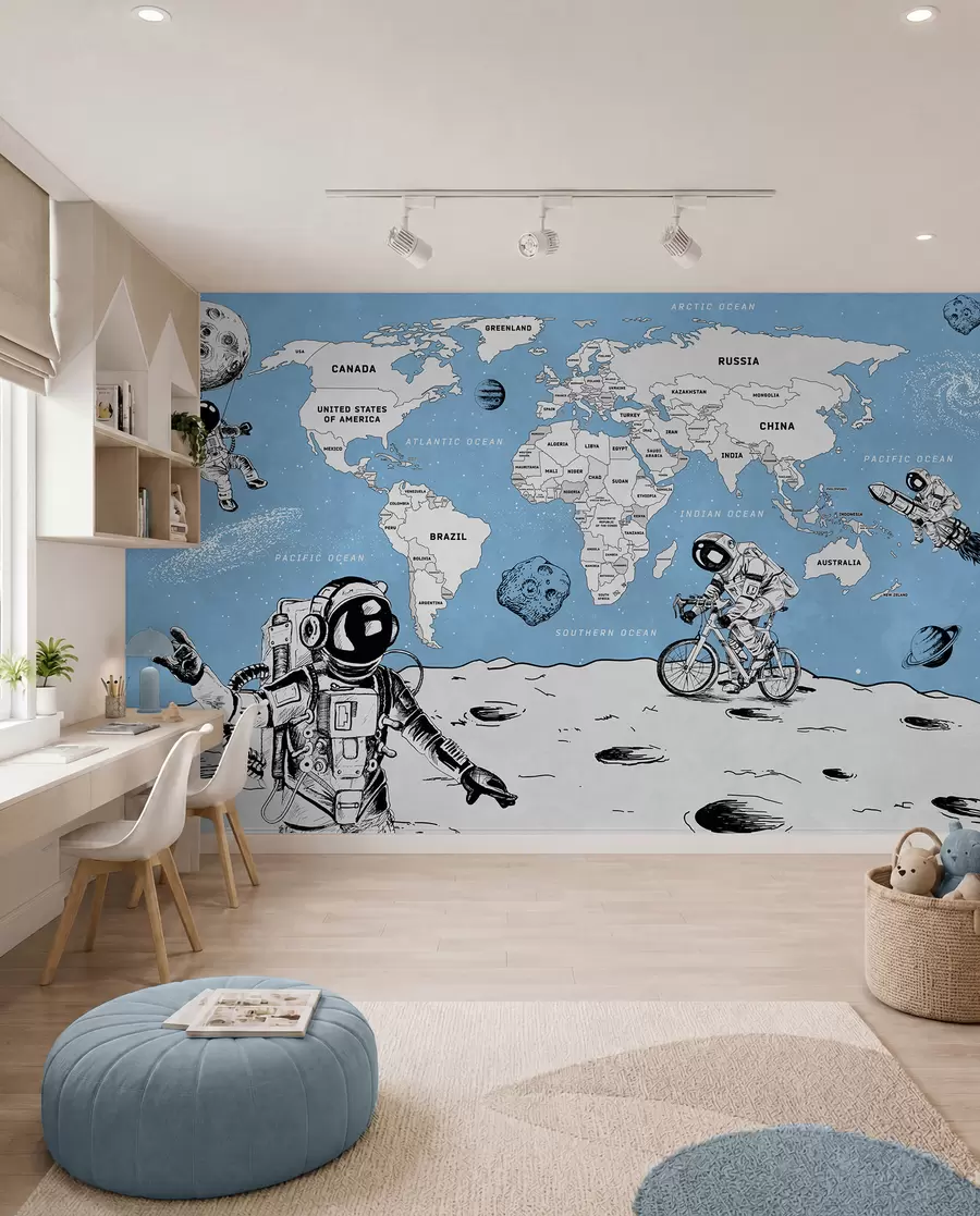 Fototapeedid Astronaudid uurivad kapriisne universum w00473