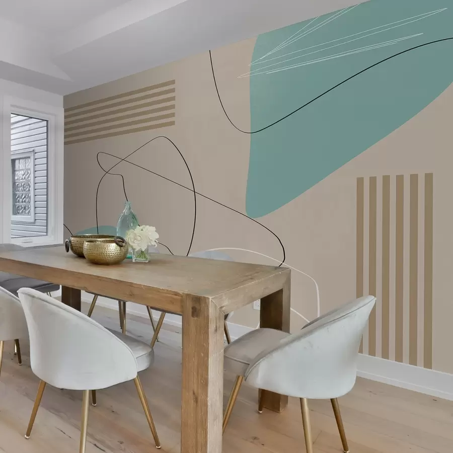 Fototapeedid Abstraktsed kujundid pehmetes värvides w00724v2