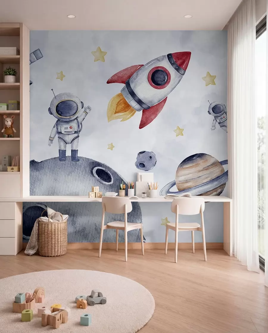 Fototapeedid Väikesed astronaudid lennul w01461