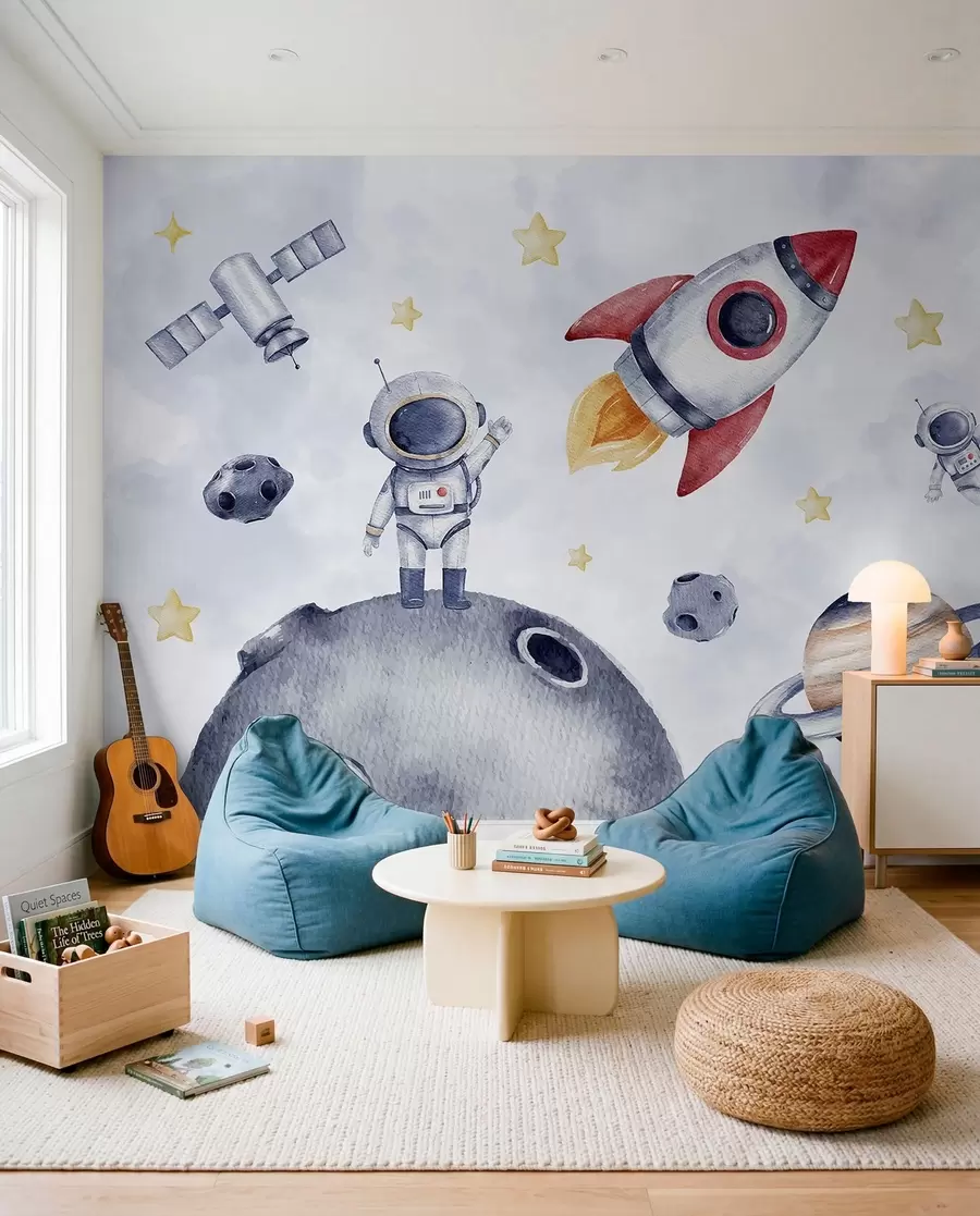 Fototapeedid Väikesed astronaudid lennul w01461