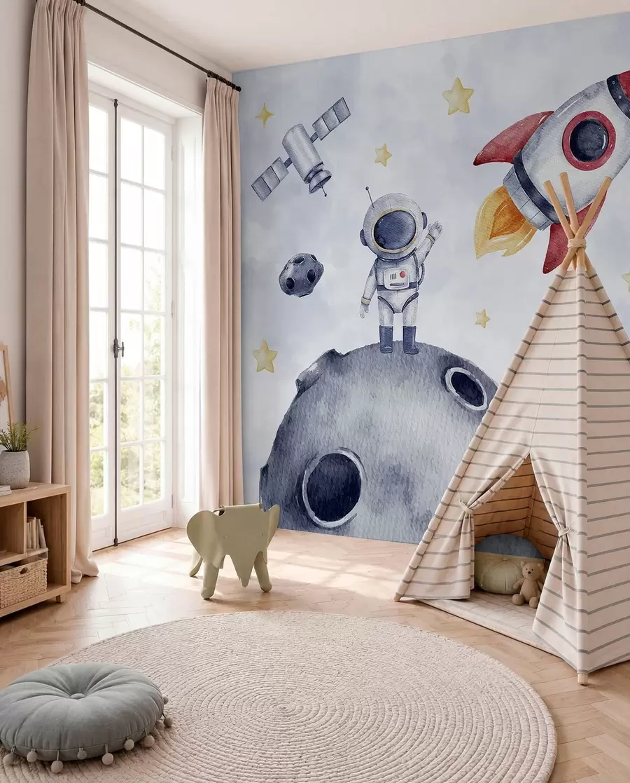 Fototapeedid Väikesed astronaudid lennul w01461
