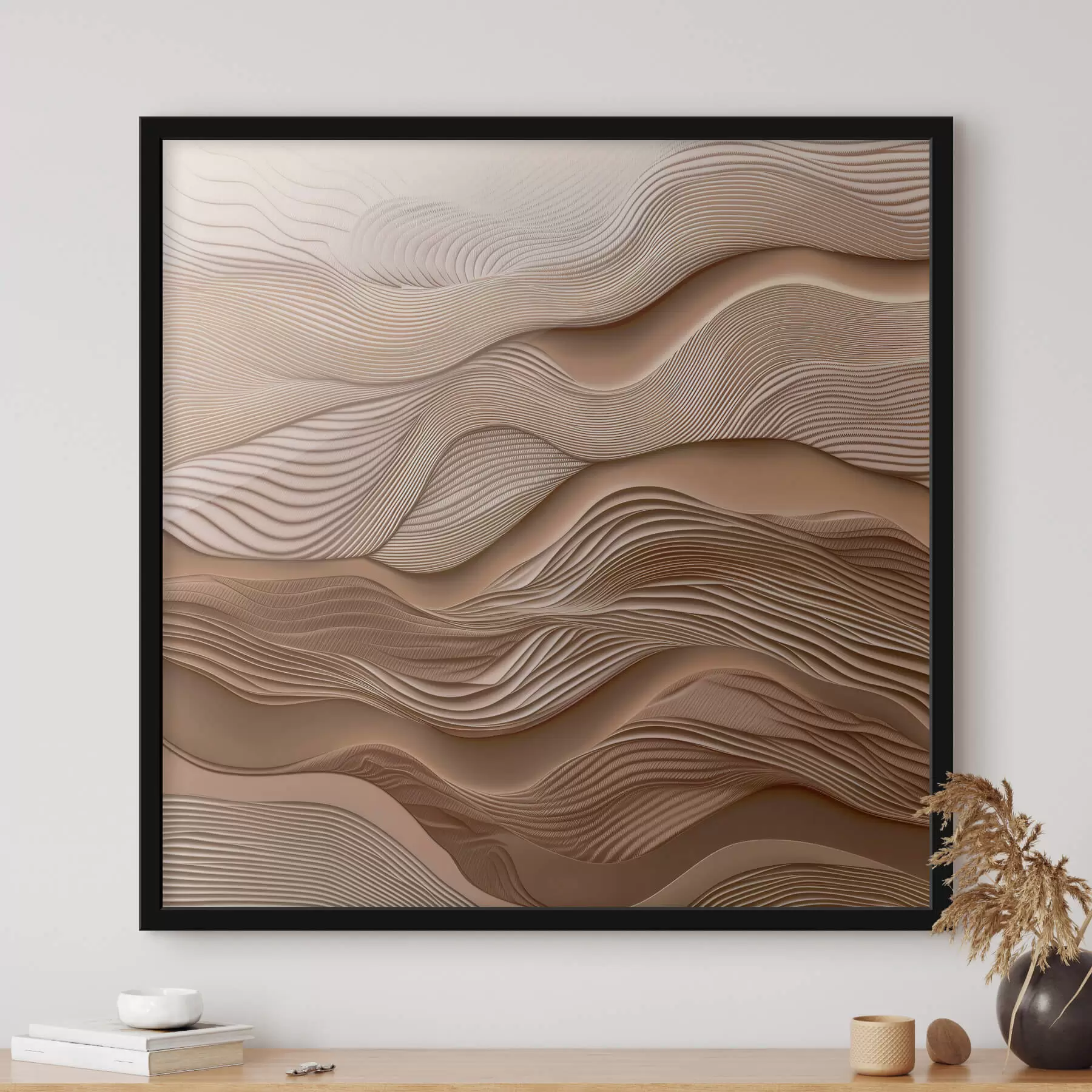 Fototapeedid Abstraktsed lained koos tekstuuri imitatsiooniga f41358