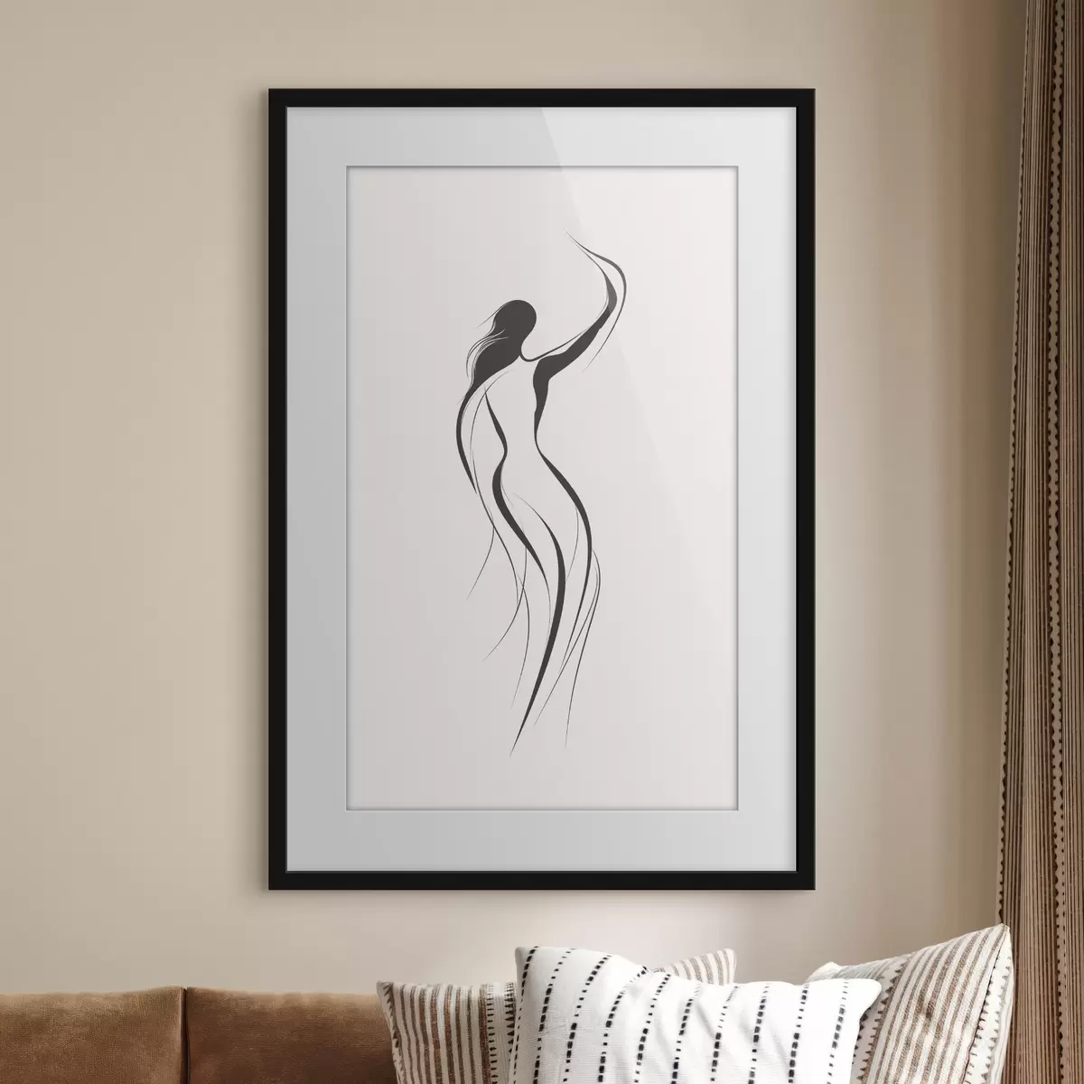 Plakat Tantsiv abstraktsioon f41487