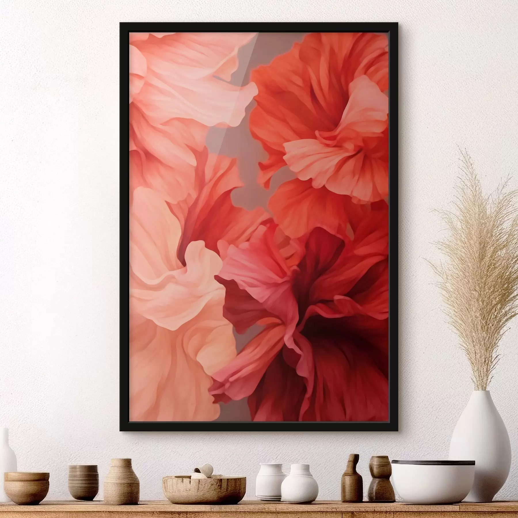 Fototapeedid Soojad punased moonid f41488