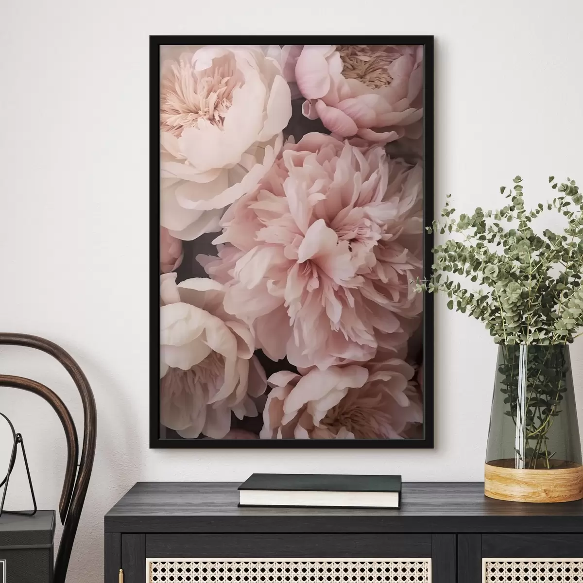 Plakat Õrnroosad pojengid f41489