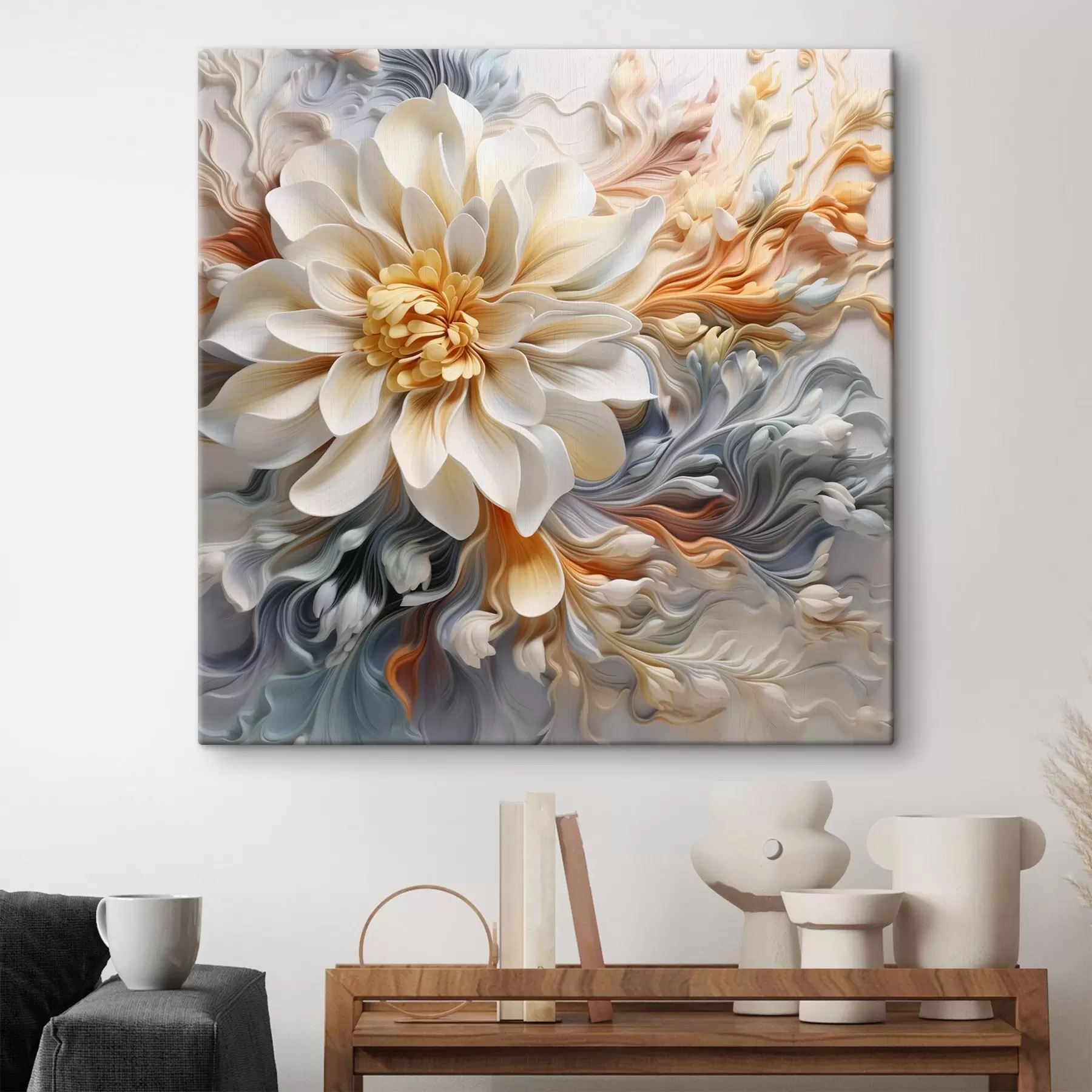 Fototapeedid Mahuline abstraktne lill s41551