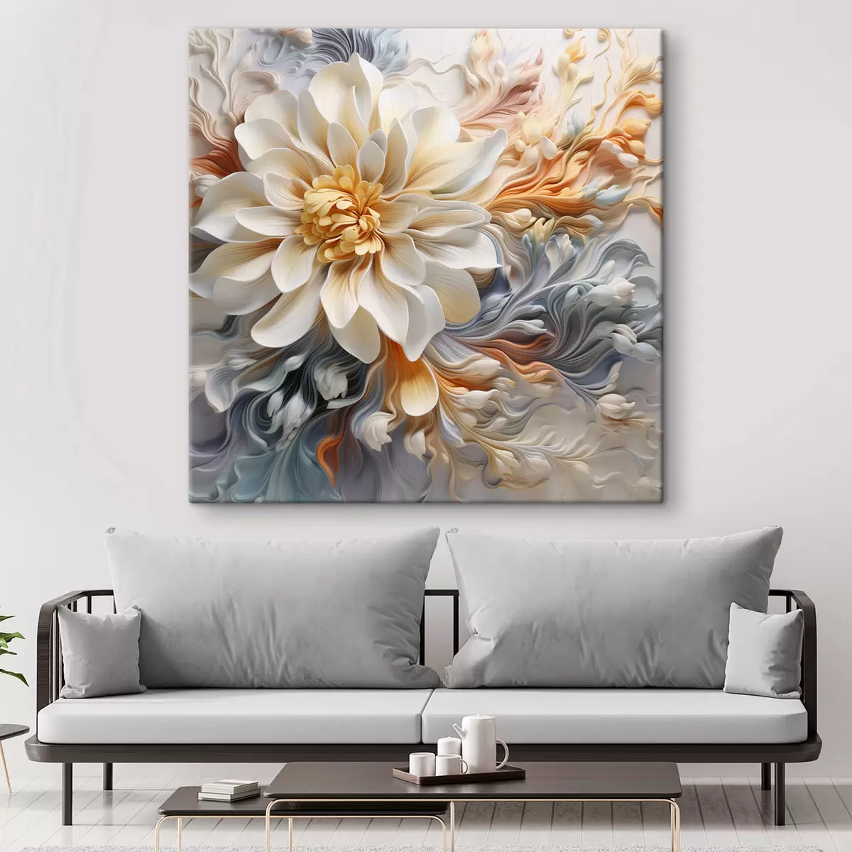 Pilt Mahuline abstraktne lill s41551