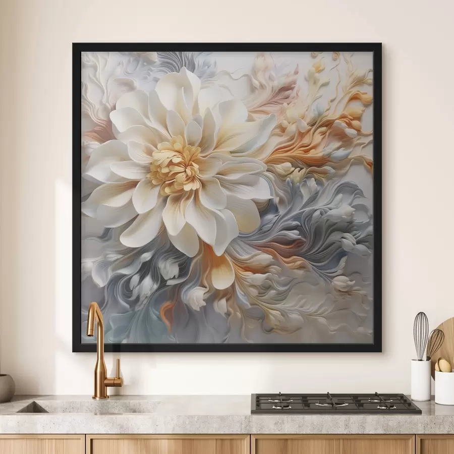 Fototapeedid Mahuline abstraktne lill f41551