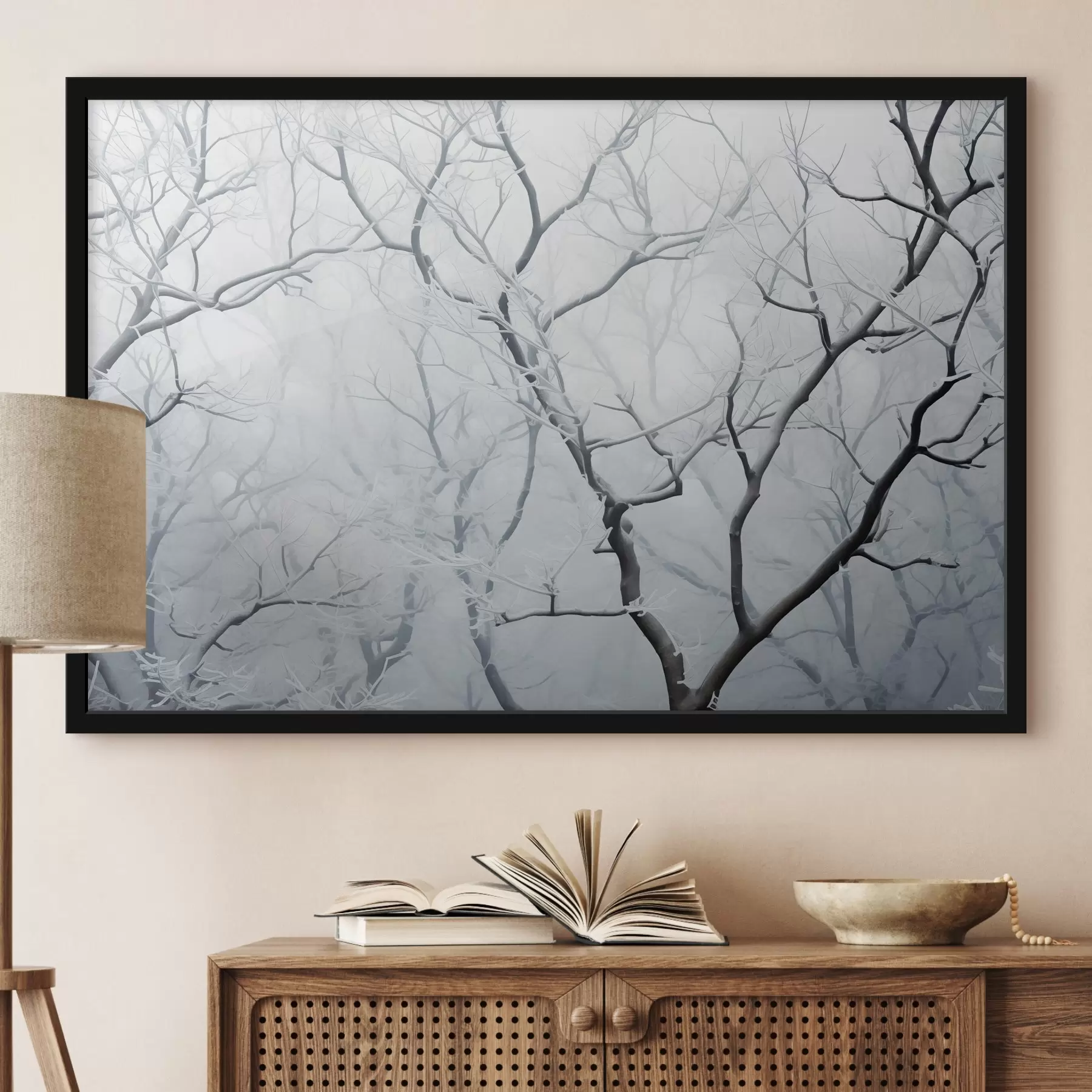 Pilt Puu oksad härmas, minimalism f41469