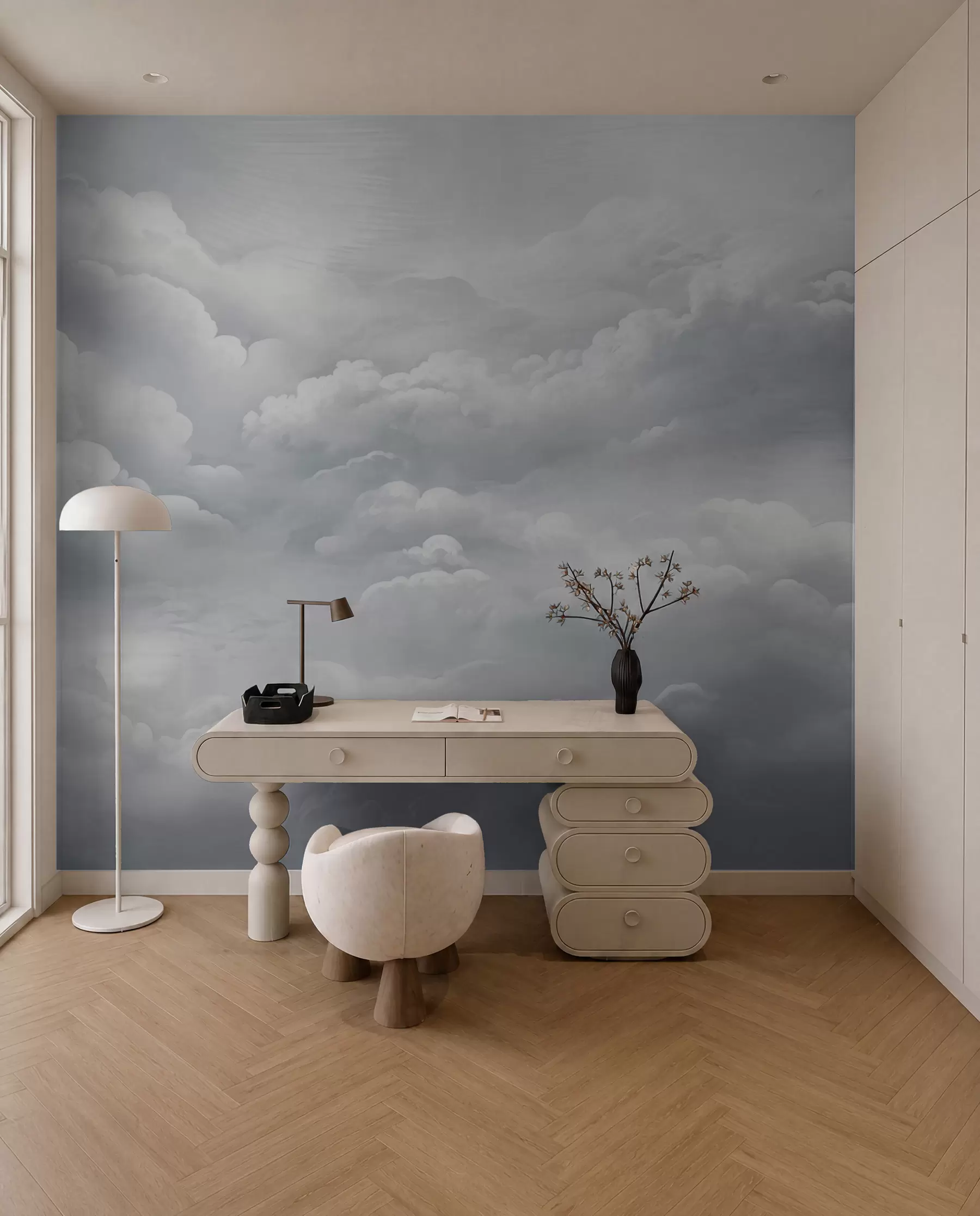 Fototapeedid Hõbedane pilvevõlv w02189v1