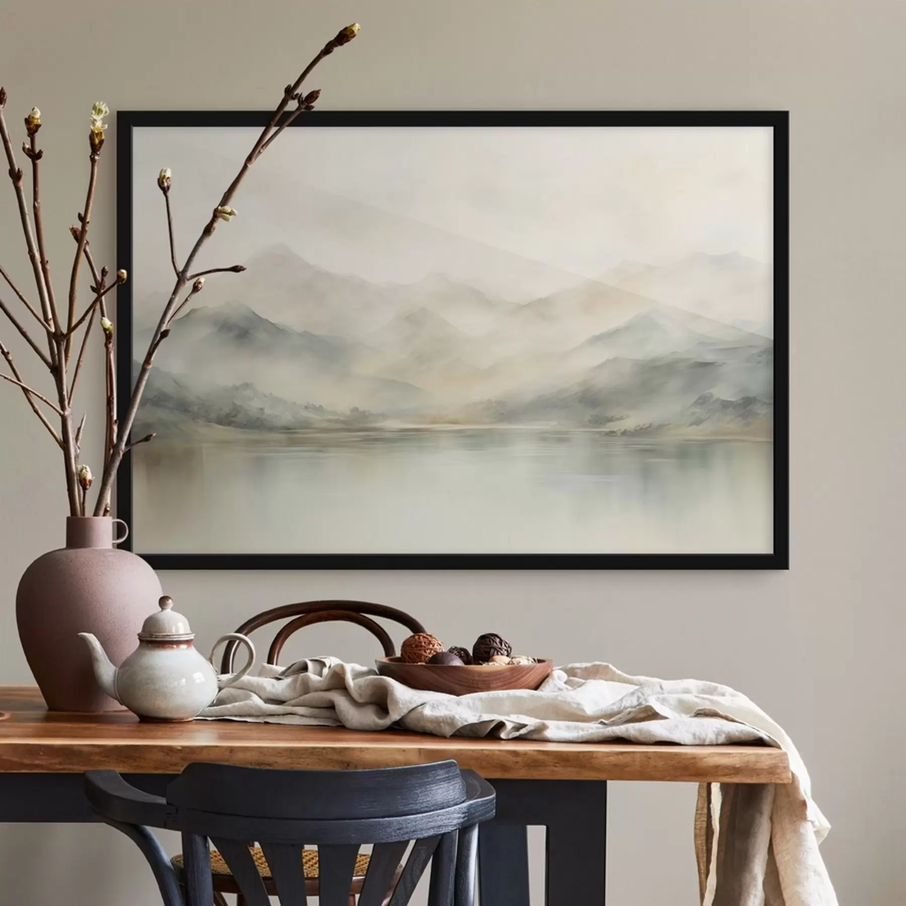 Fototapeedid Akvarell mägede f41600