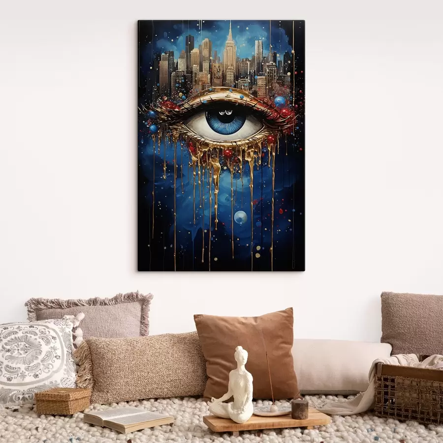 Pilt Abstraktsiooni vaade linnale s41562