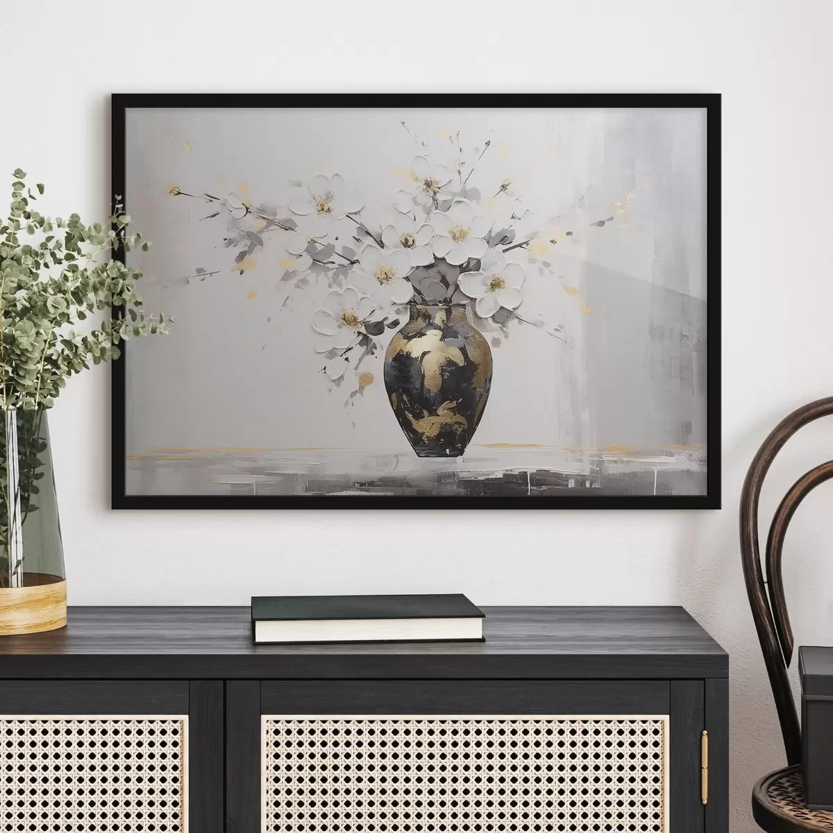 Plakat Lilled vaasis f41567