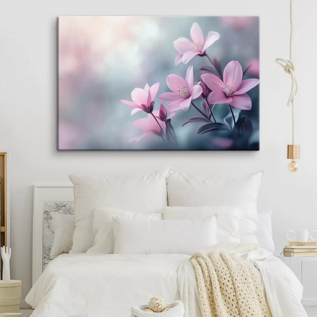 Pilt roosad lilled lähedalt s41631