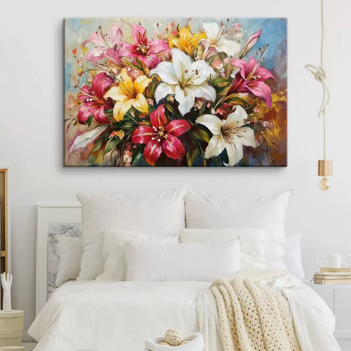 Pilt kimp värvilisi lillioone s41634