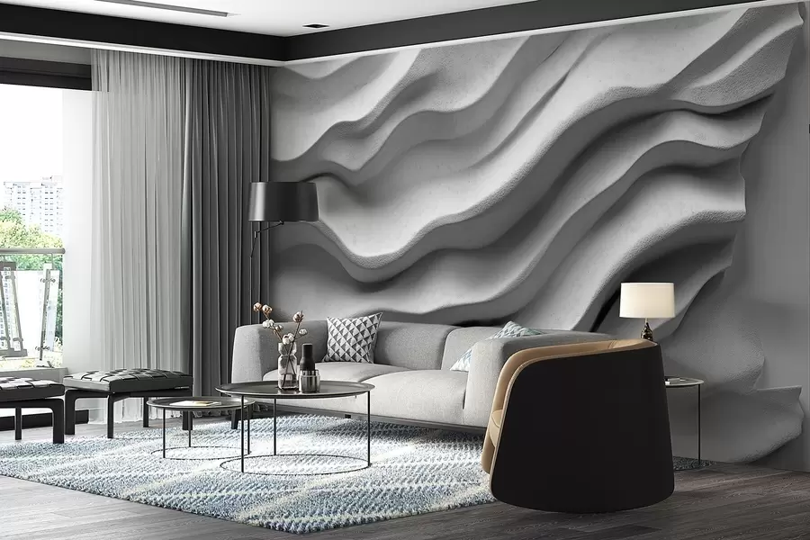 Fototapeedid Sileda reljeefiga betoonistruktuur w02233