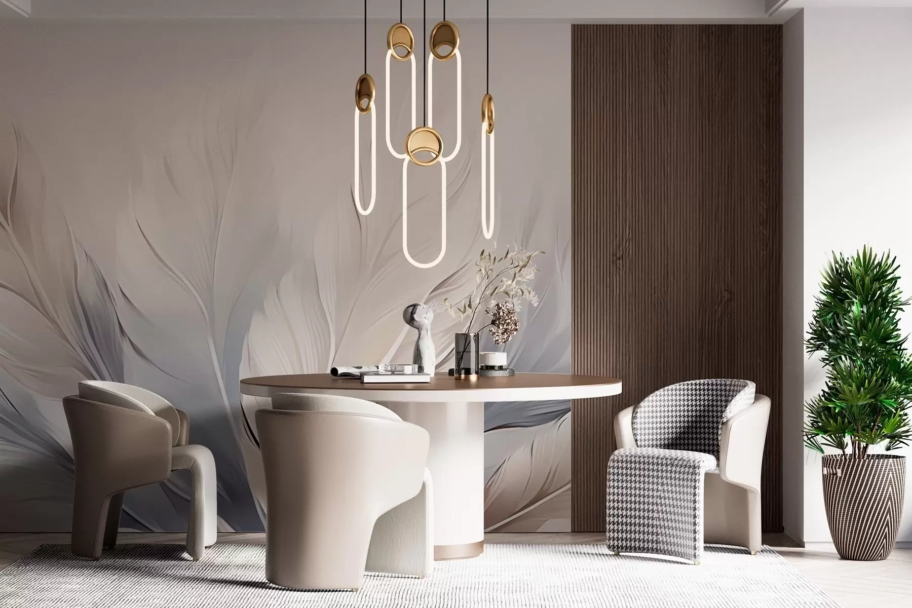 Fototapeedid Õhulised kerged suled w02213