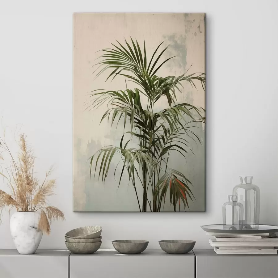 Pilt Palmioksad vastu räsitud seina s41660