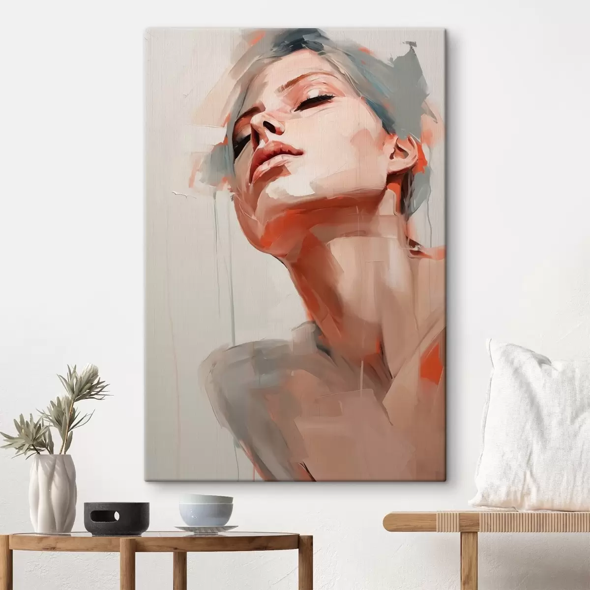 Pilt Tüdruku portree, maali imitatsioon s41665