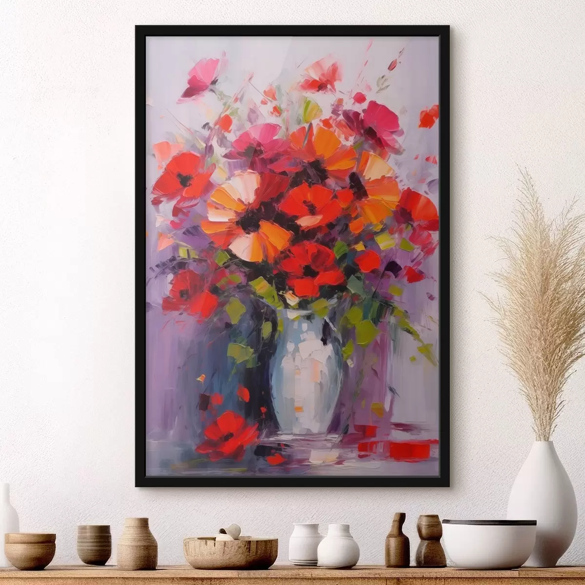 Plakat Punaste moonide kimp f41666