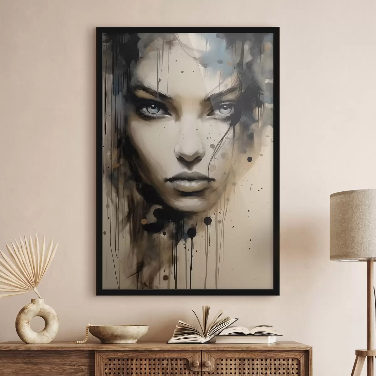 Plakat Abstraktne naiste portree f41670