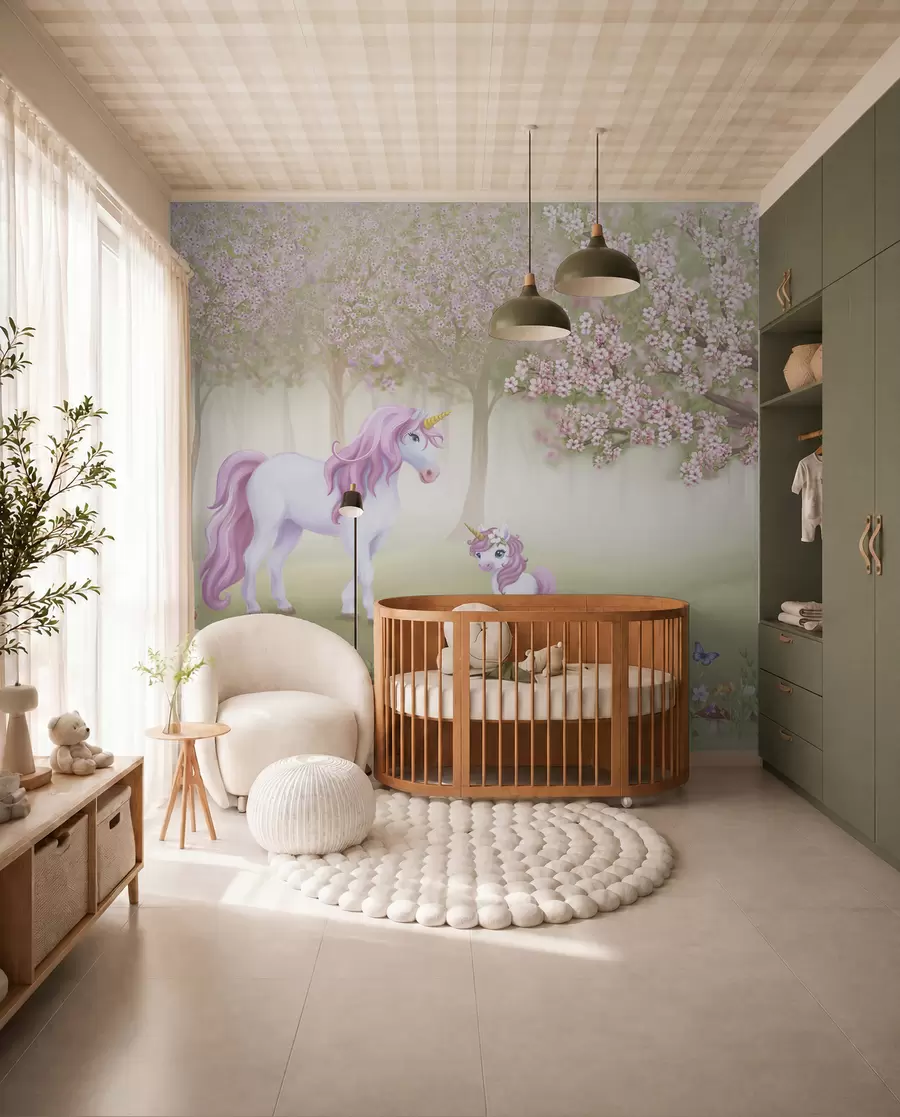 Fototapeedid Ükssarvikute viljapuuaed w02269