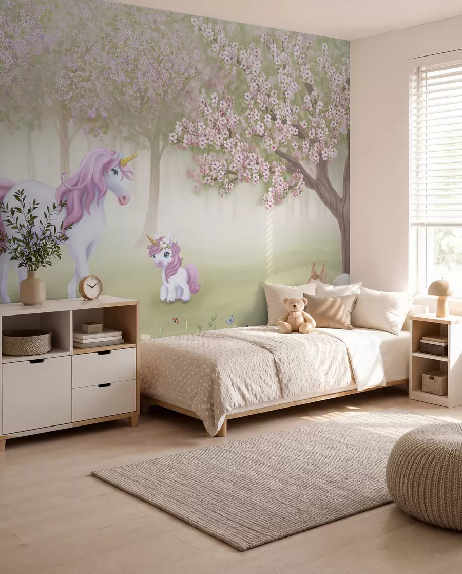 Fototapeedid Ükssarvikute viljapuuaed w02269