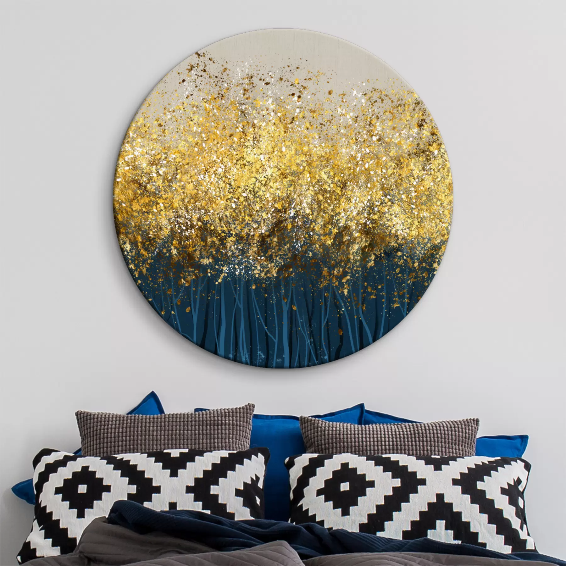 Pilt Sügislehtedega puud r01893