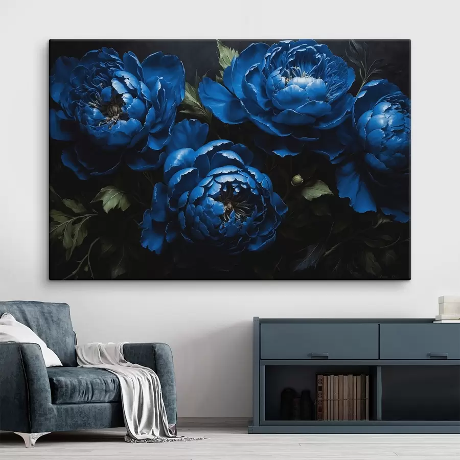 Fototapeedid Sinised pojengid s41523