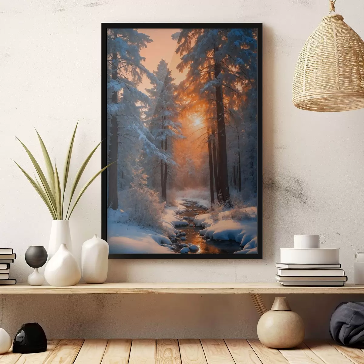 Plakat Oja talvel suvel f41590